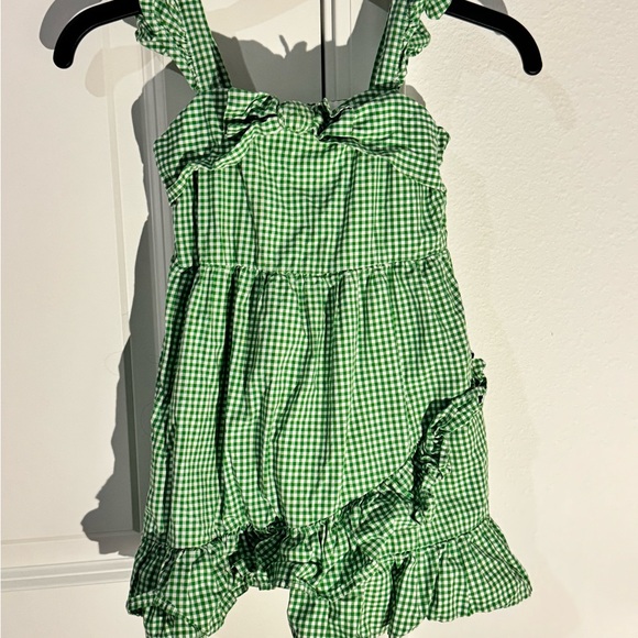 Janie and Jack Black Dress with Ruffle Trim - Picture 7 of 9